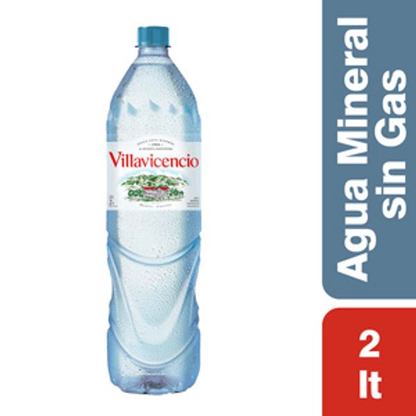 AGUA MINERAL VILLAVICENCIO SIN GAS BOTELLA X 500 CC.