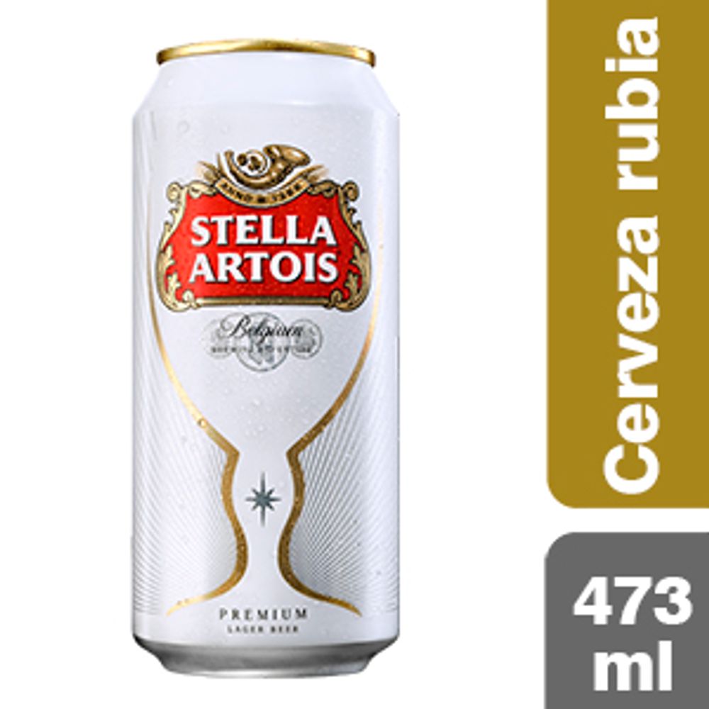 Cerveza Stella Artois Premium lat x473Cc alberdisa