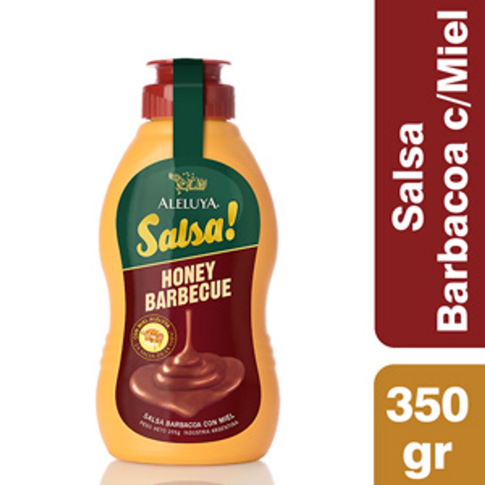 Salsa Barbacoa Aleluya con Miel 355 Gr alberdisa