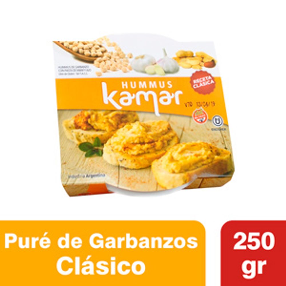 Pure De Garbanzo Kamar Clasico 250gr Alberdisa