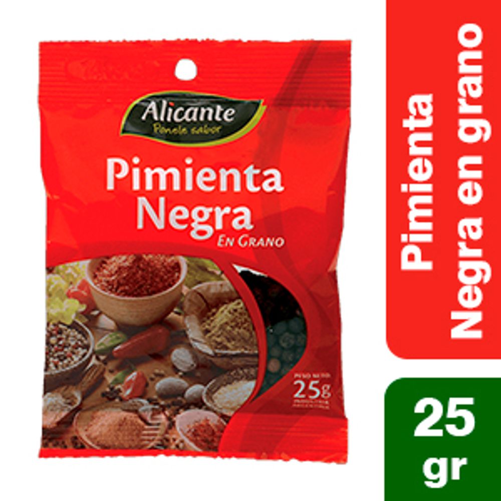 Pimienta Negra en Grano Alim. del Plata bolsa x 1 kg – Dgm