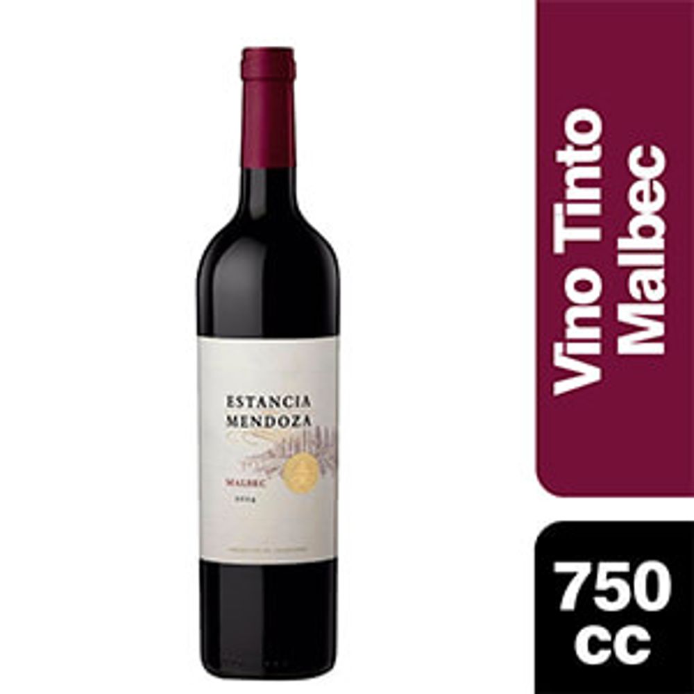 Vino Estancia De Mendoza Malbec x 750 C - alberdisa