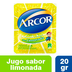 Jugo Arcor Limonada Sobre 18 Gr