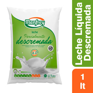 Leche Manfrey Descremada Sachet 1Lt