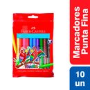 Marcador-Faber-Escolares-Fiesta-10un