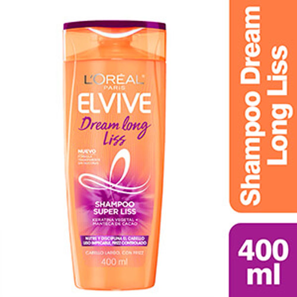 Shampoo Elvive Dream Long Liss 400Ml - alberdisa elvive liss