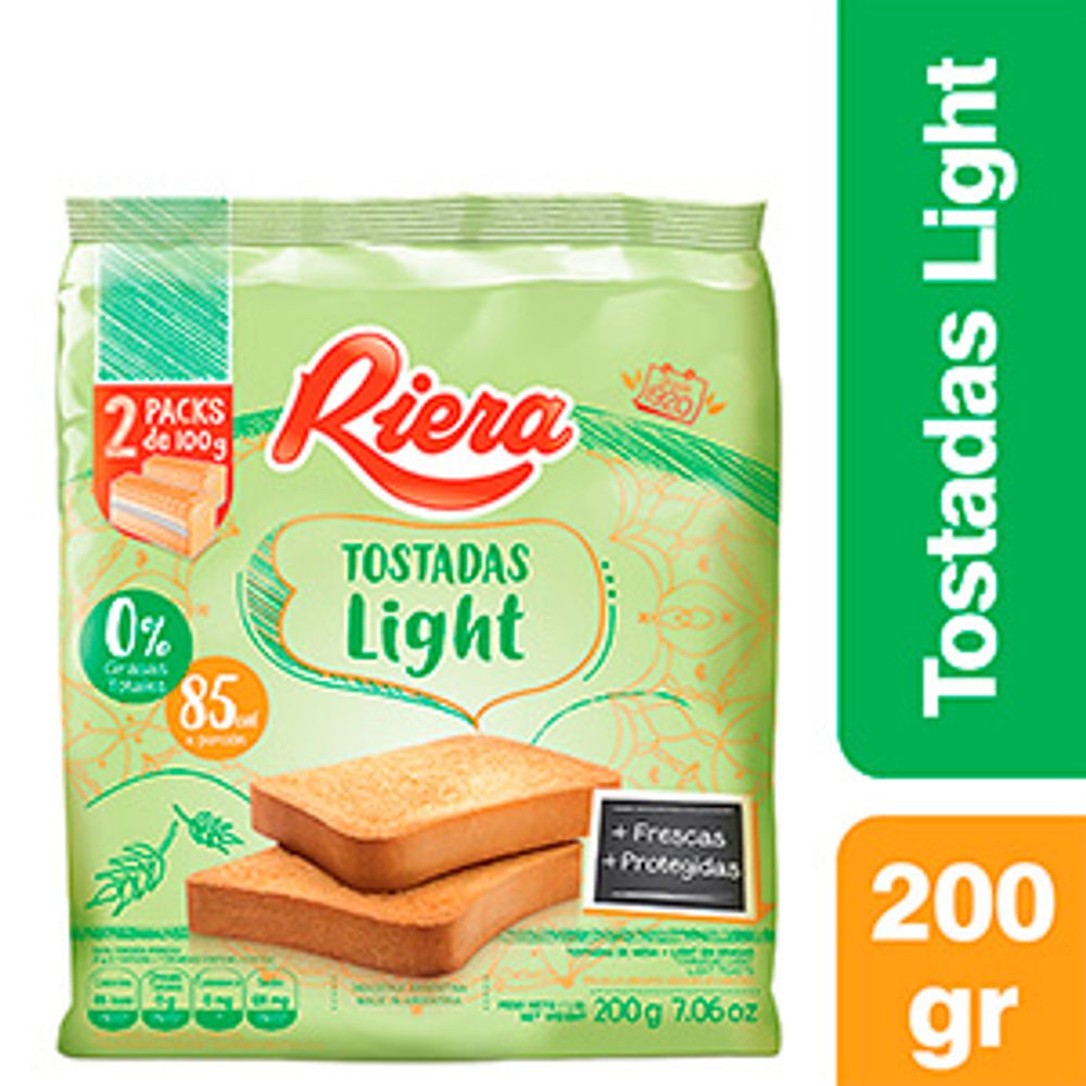 Tostadas Riera Equilibrio Light 200 Gr - alberdisa