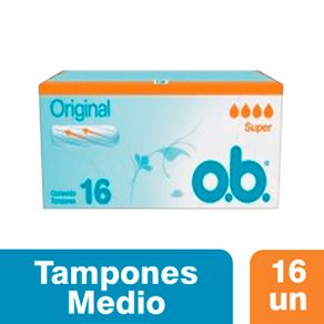 Tampones O. B. Original Super X 16un - Alberdisa