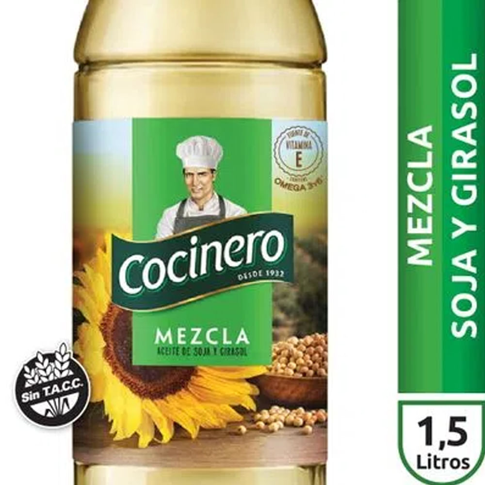 Aceite Cocinero Mezcla 1.5 Lt
