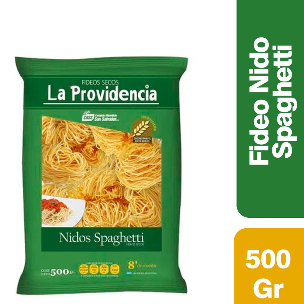 Fideo La Providencia Nido Spaghetti 500G alberdisa