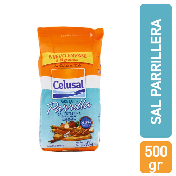 SAL PARRILLERA CELUSAL X 500