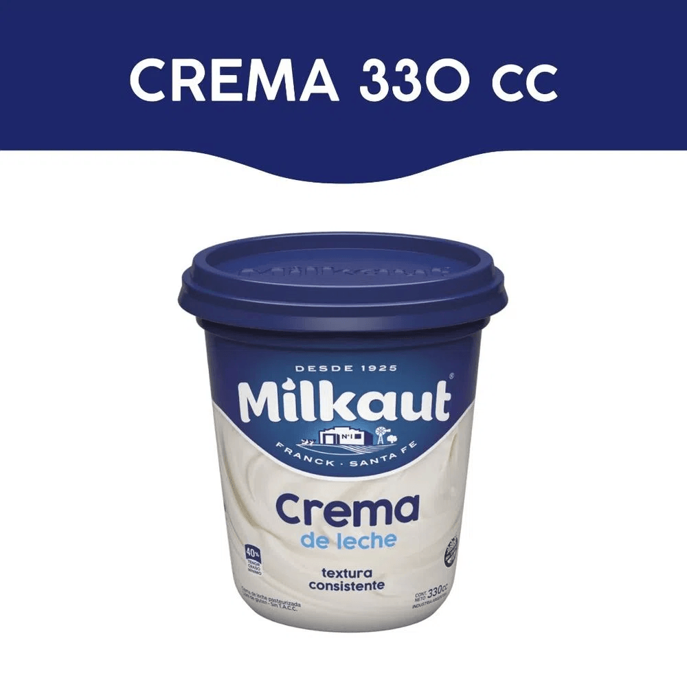 Crema de Leche Milkaut 325gr alberdisa