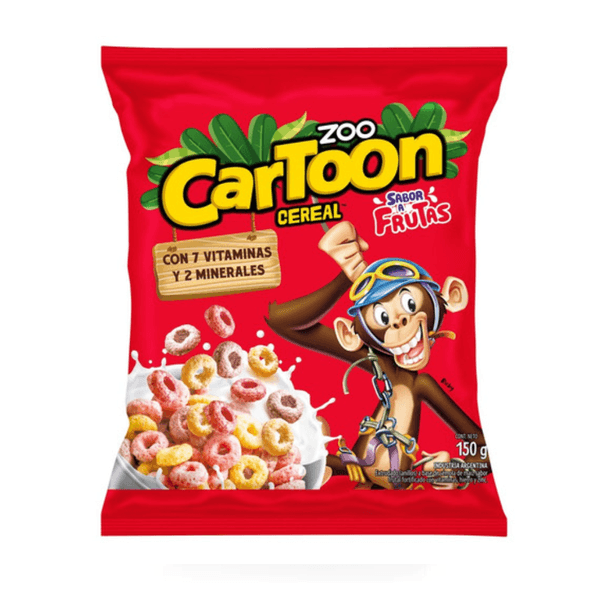 Cereal Zoo Cartoon Frutal 300gr - alberdisa