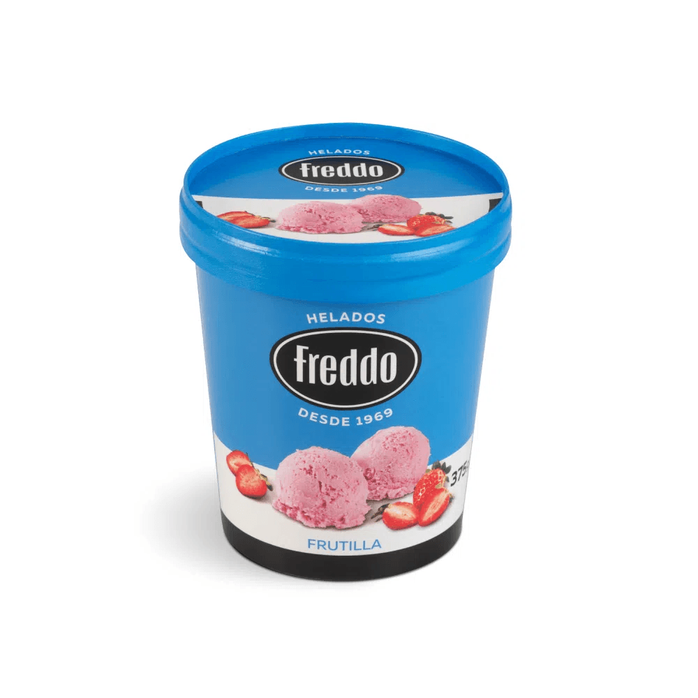 Helado Freddo Frutilla a la Crema 375Gr