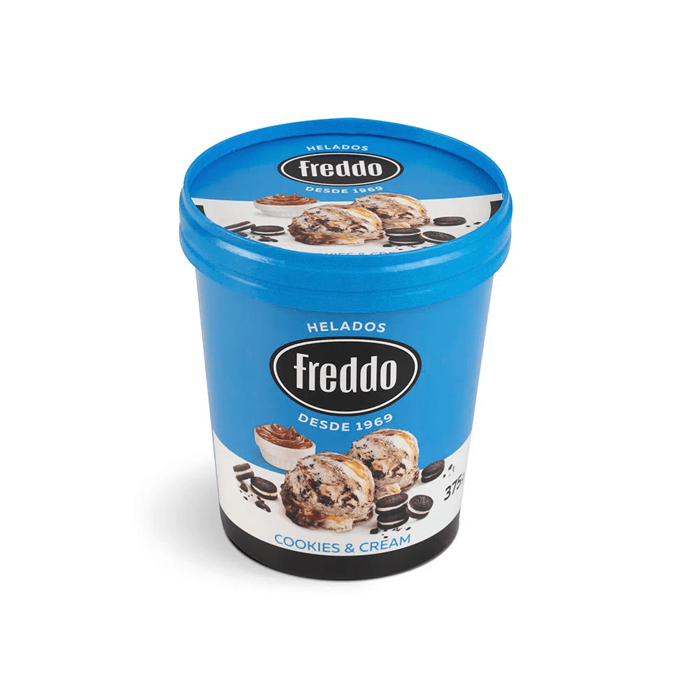 Helado Freddo Cookies & Cream 375Gr