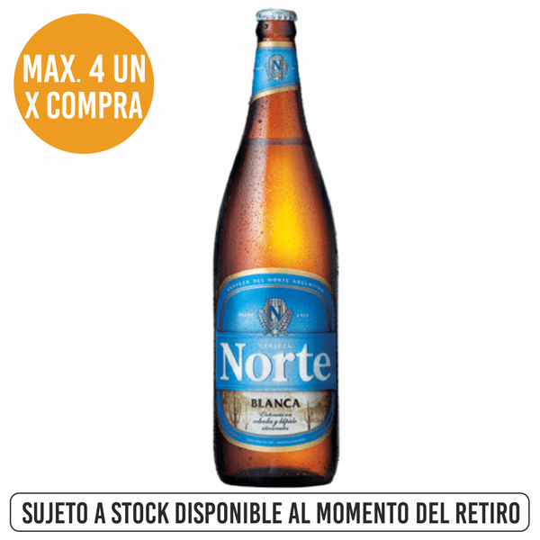 Cerveza Norte Blanca Retornable x 1 Lt - alberdisa