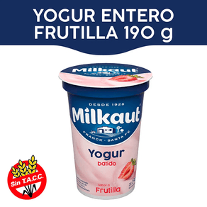 Yogur-Milkaut-Entero-Frutilla-190Gr