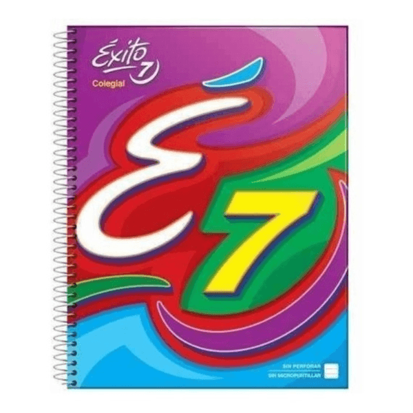 Cuaderno Espiral A4 100hjs Con Margen De Dibujo 75gr