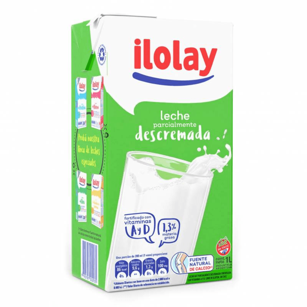 Leche Ilolay Descremada Nueva LV 1Lt
