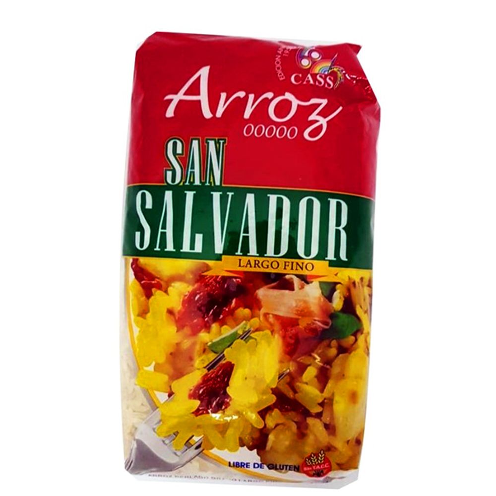 Arroz San Salvador Largo Fino 5/0 x 1Kg alberdisa