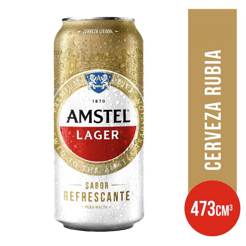 Cerveza Amstel 473Cc