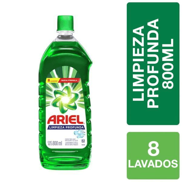 Detergente Liquido Ariel Limpieza Profunda 2.7 Litros Oferta