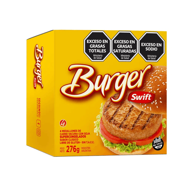 Medallon Swift Burger 4 Un 276Gr