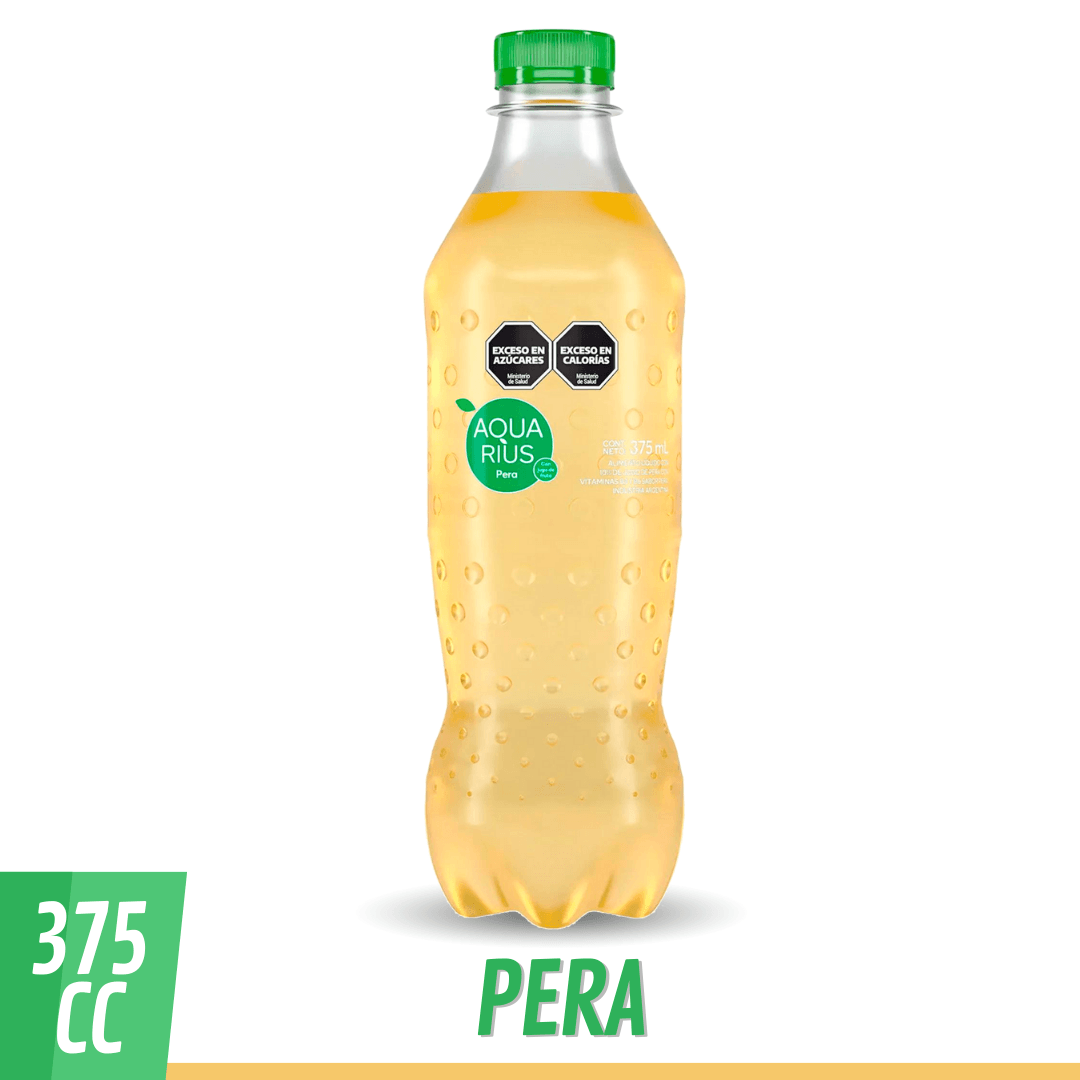 Agua Saborizada Aquarius Pera 375 cc