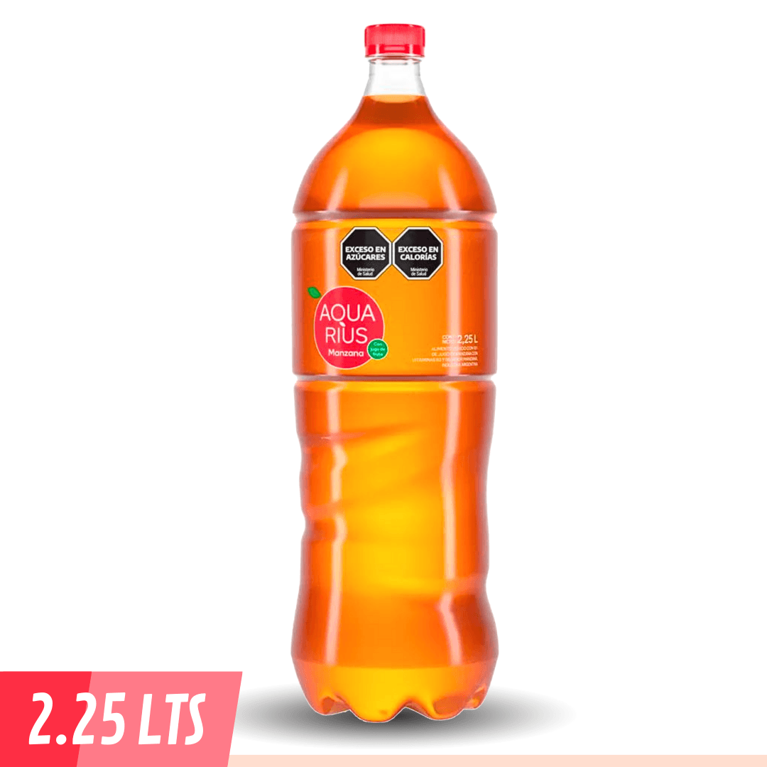 Agua Saborizada Aquarius Manzana 2250 cc