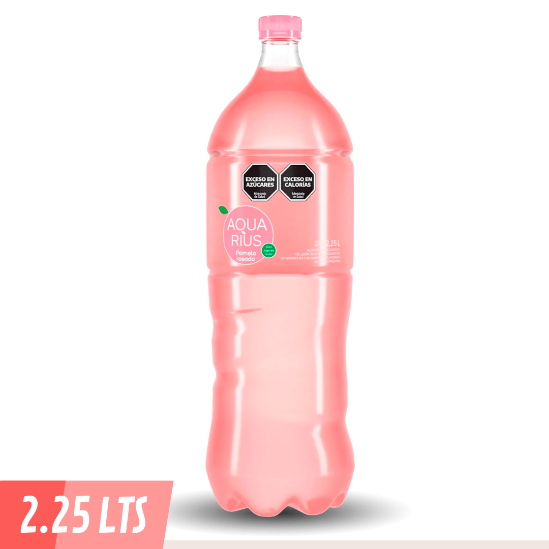 Agua Saborizada Aquarius Pomelo Rosado 2250 cc