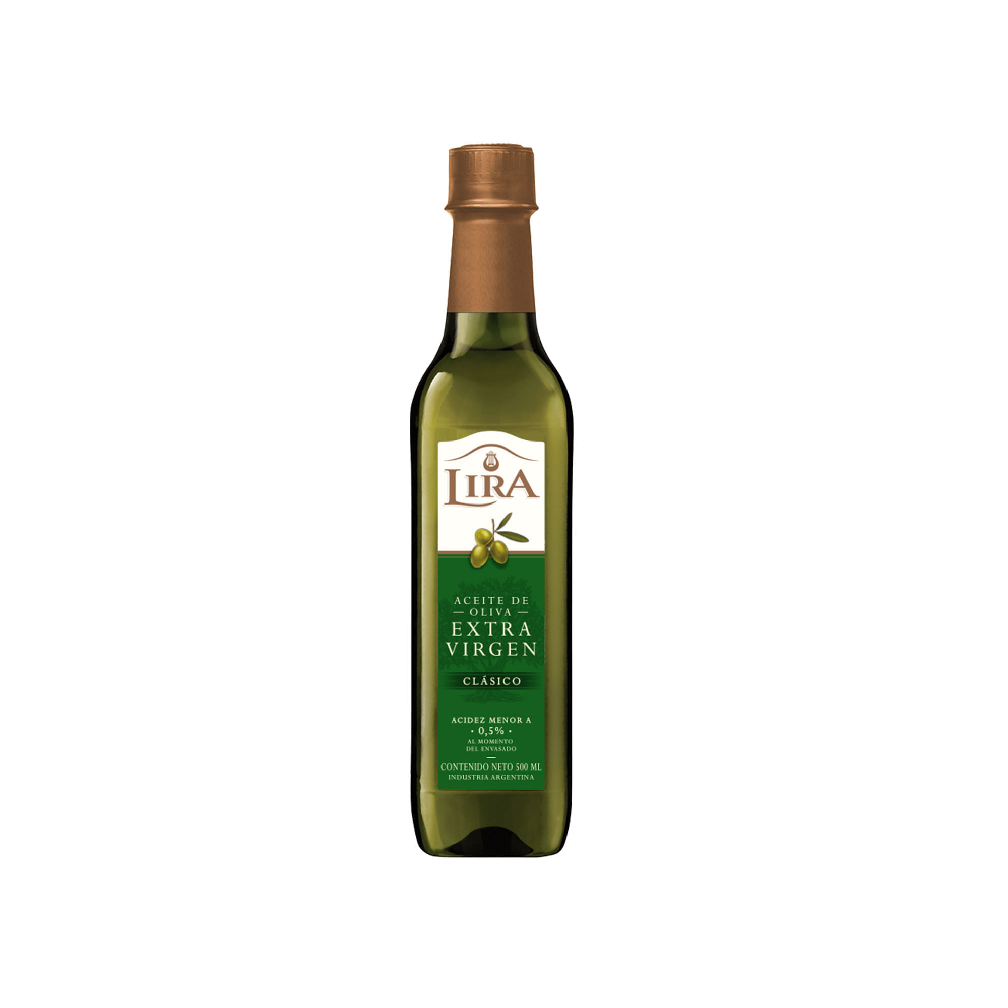 Aceite Lira Oliva Extra Virgen 500cc
