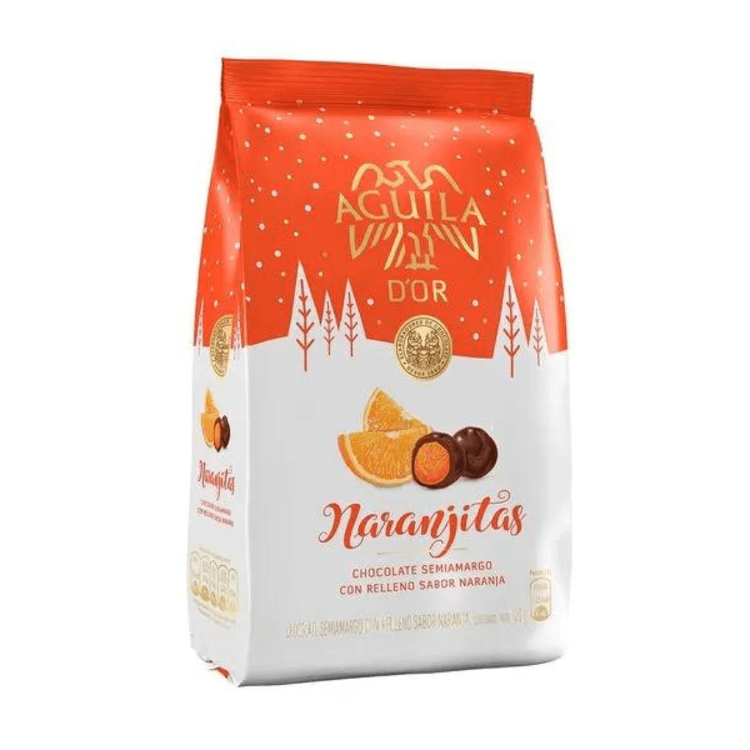 Chocolate Aguila Naranjitas 100Gr
