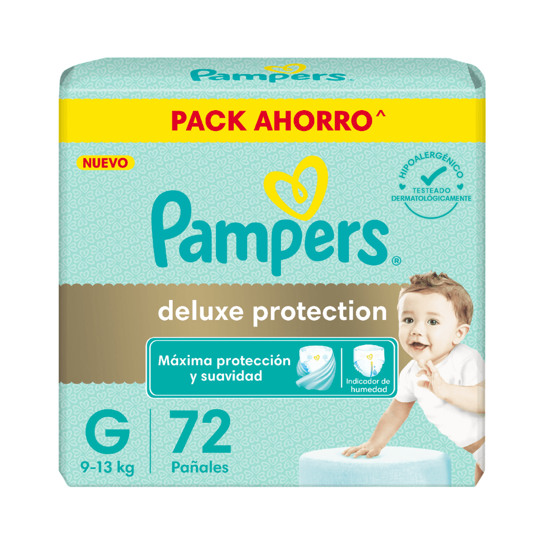 Pañal Pampers Deluxe Pro Hiper G 72un