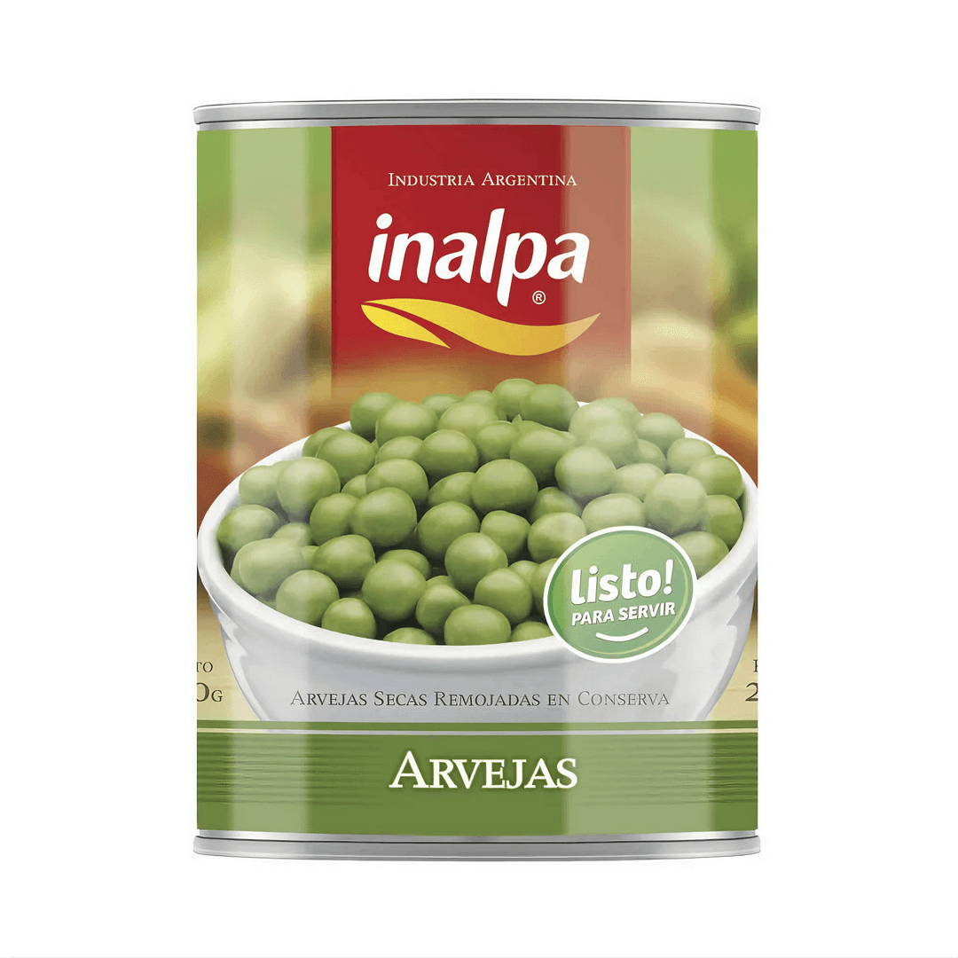 Arvejas Inalpa Secas Remojadas 300gr