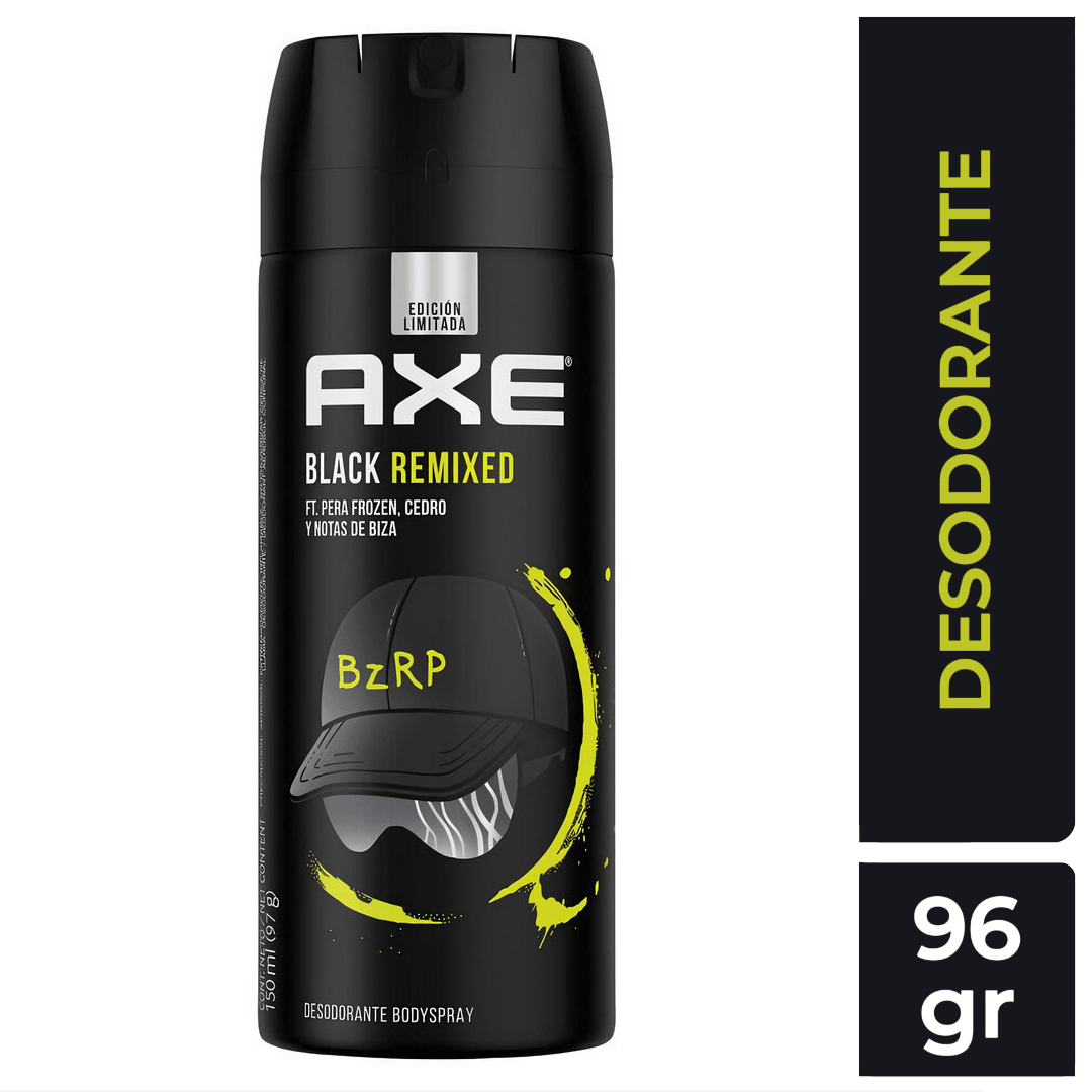 Desodorante Axe Aero Black Bzrp 96 Gr