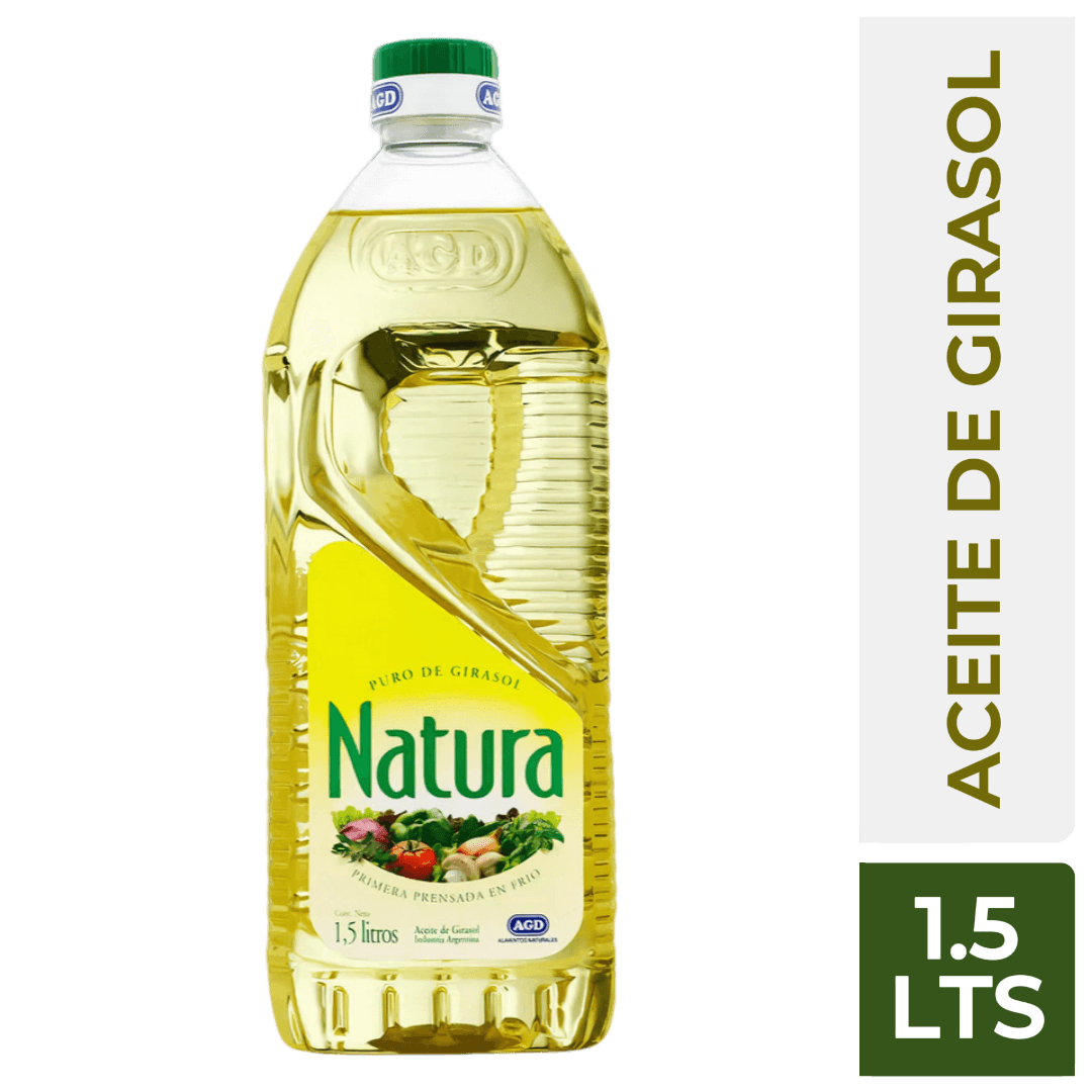 Aceite Natura Girasol Botella 1.5 Lt
