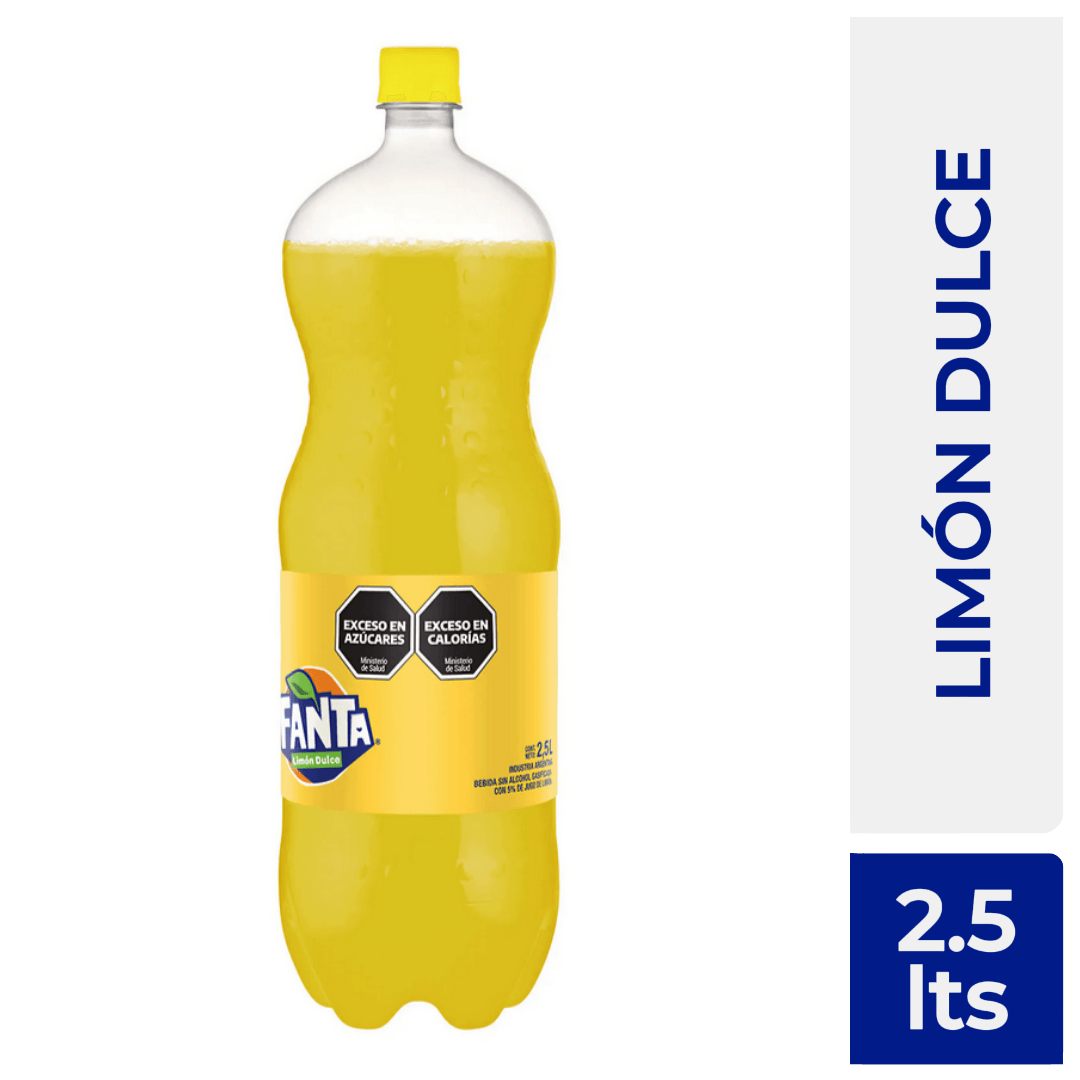 Gaseosa Fanta Limon Dulce 2500 Cc