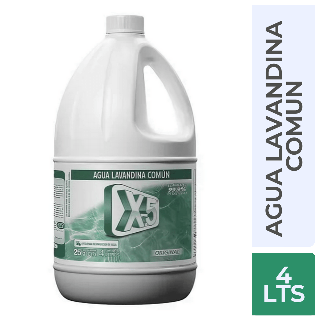 Lavandina X-5 al 25% 4Lt