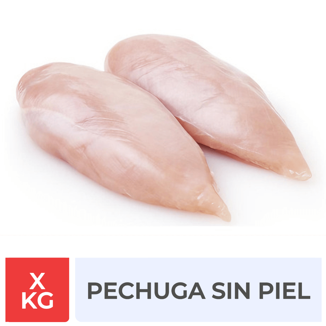 Pechuga De Pollo Sin Piel  x 1 Kg