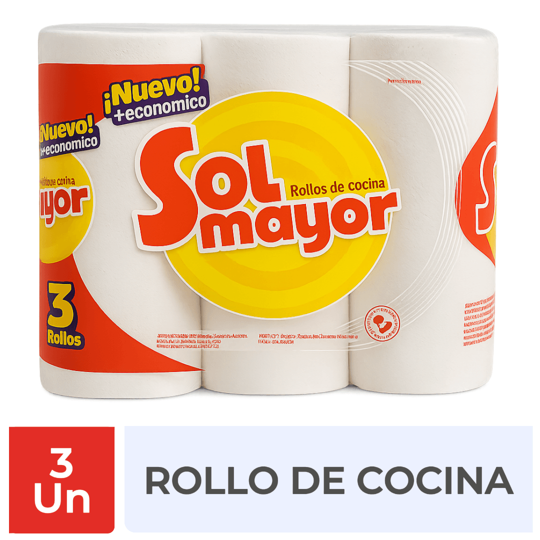 Rollo De Cocina Sol Mayor 3Ux40Pañ