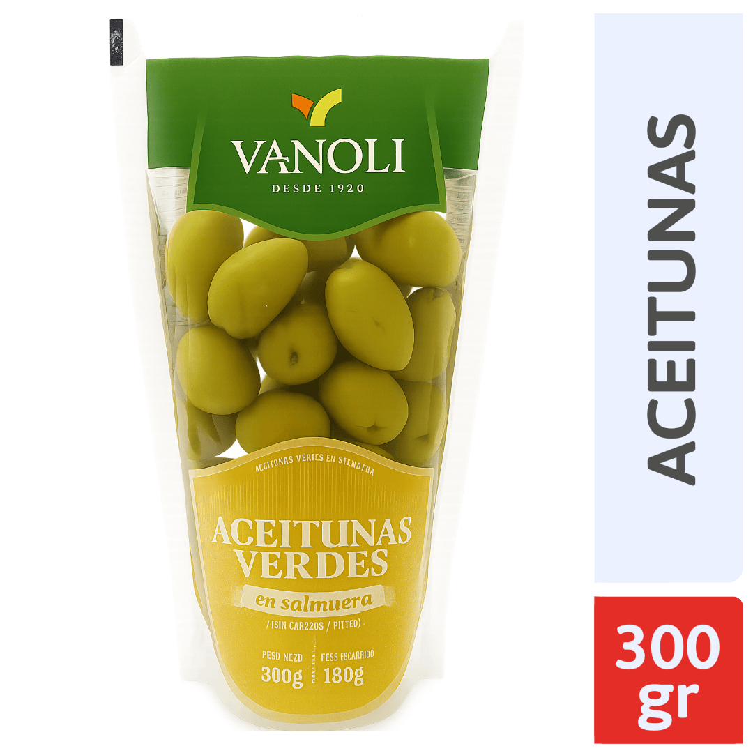Aceituna Vanoli Verdes Dp x 300 Gr
