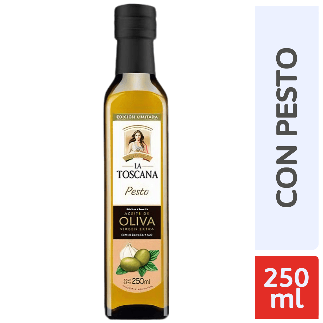 Aceite La Toscana Oliva EV C/Pesto 250ml