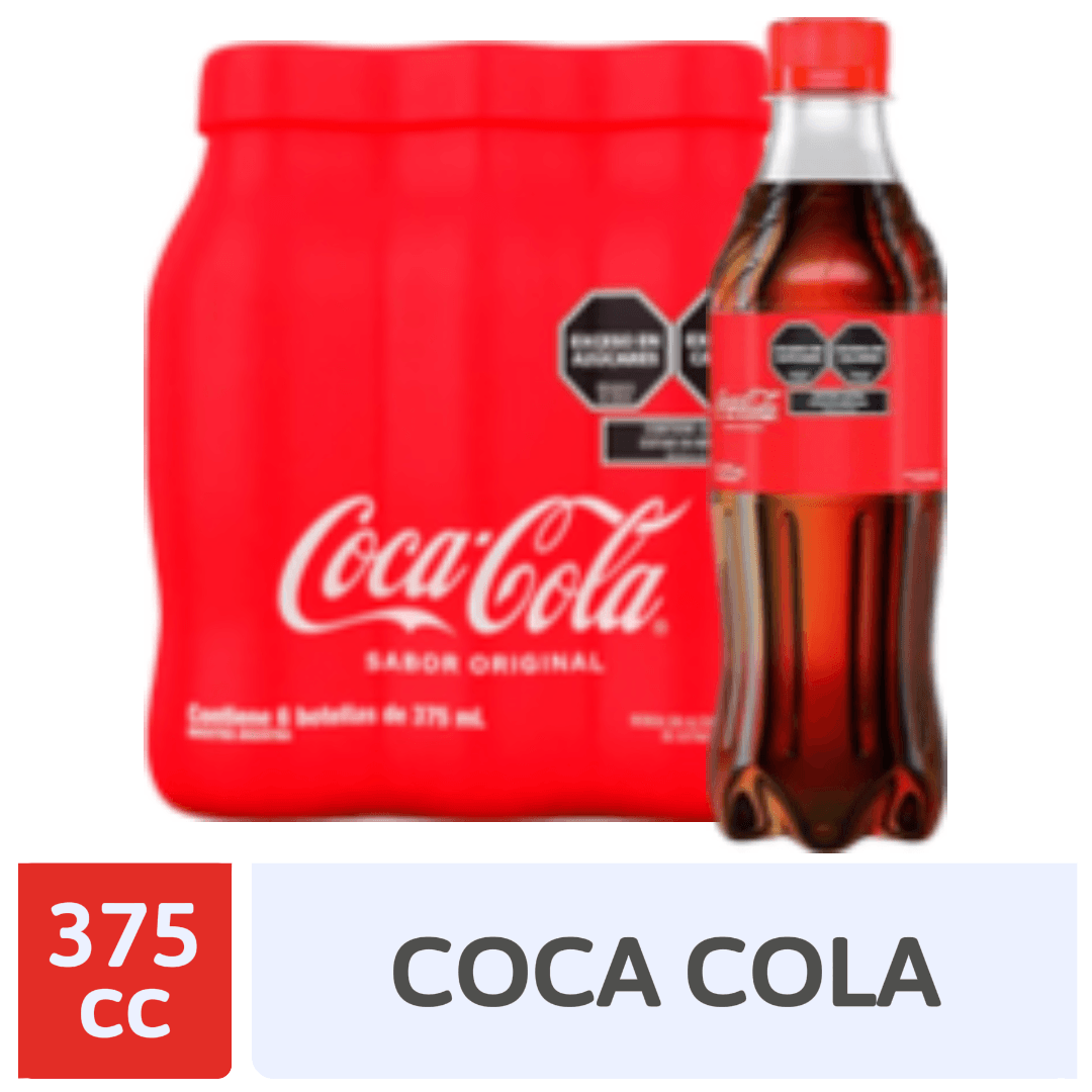 Gaseosa Coca Cola Promo 6x5 375 Cc