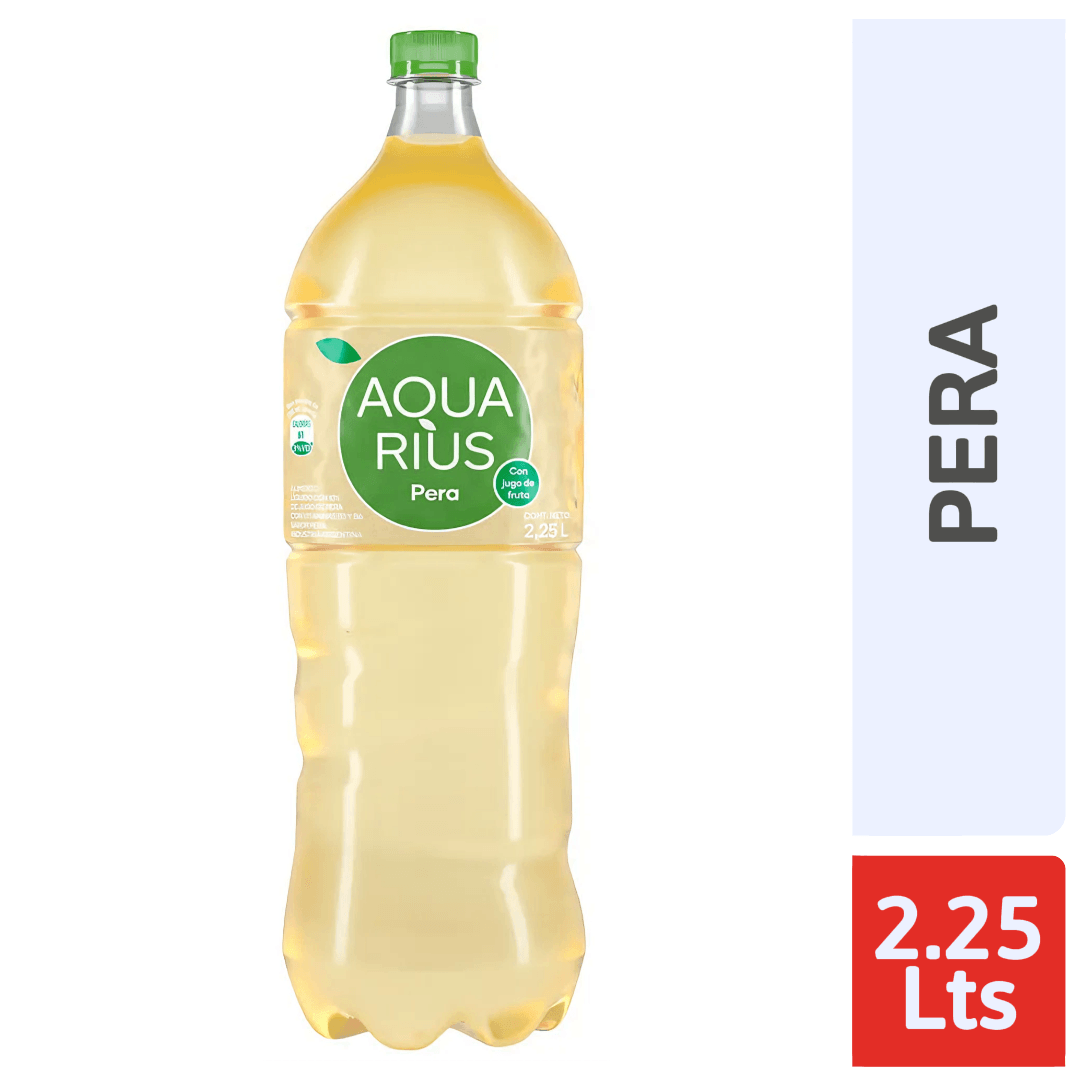 Agua Saborizada Aquarius Pera 2250 cc