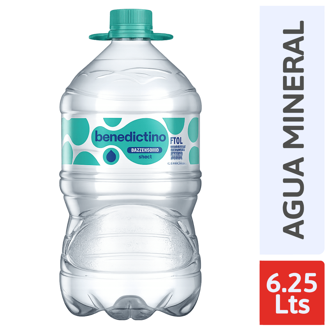 Agua Mineral Benedictino Sin Gas 6.25Lt