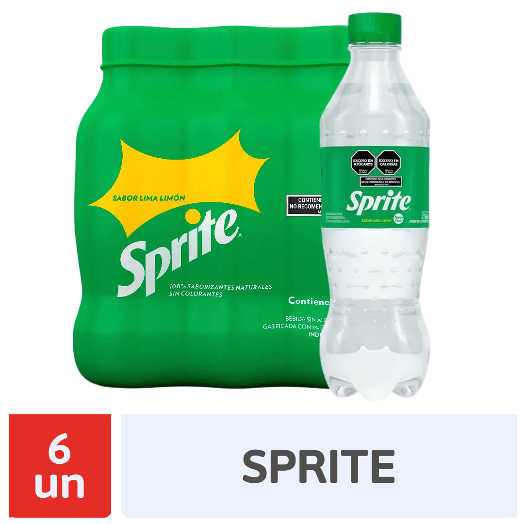 Gaseosa Sprite Six Pack 6 x 375Cc