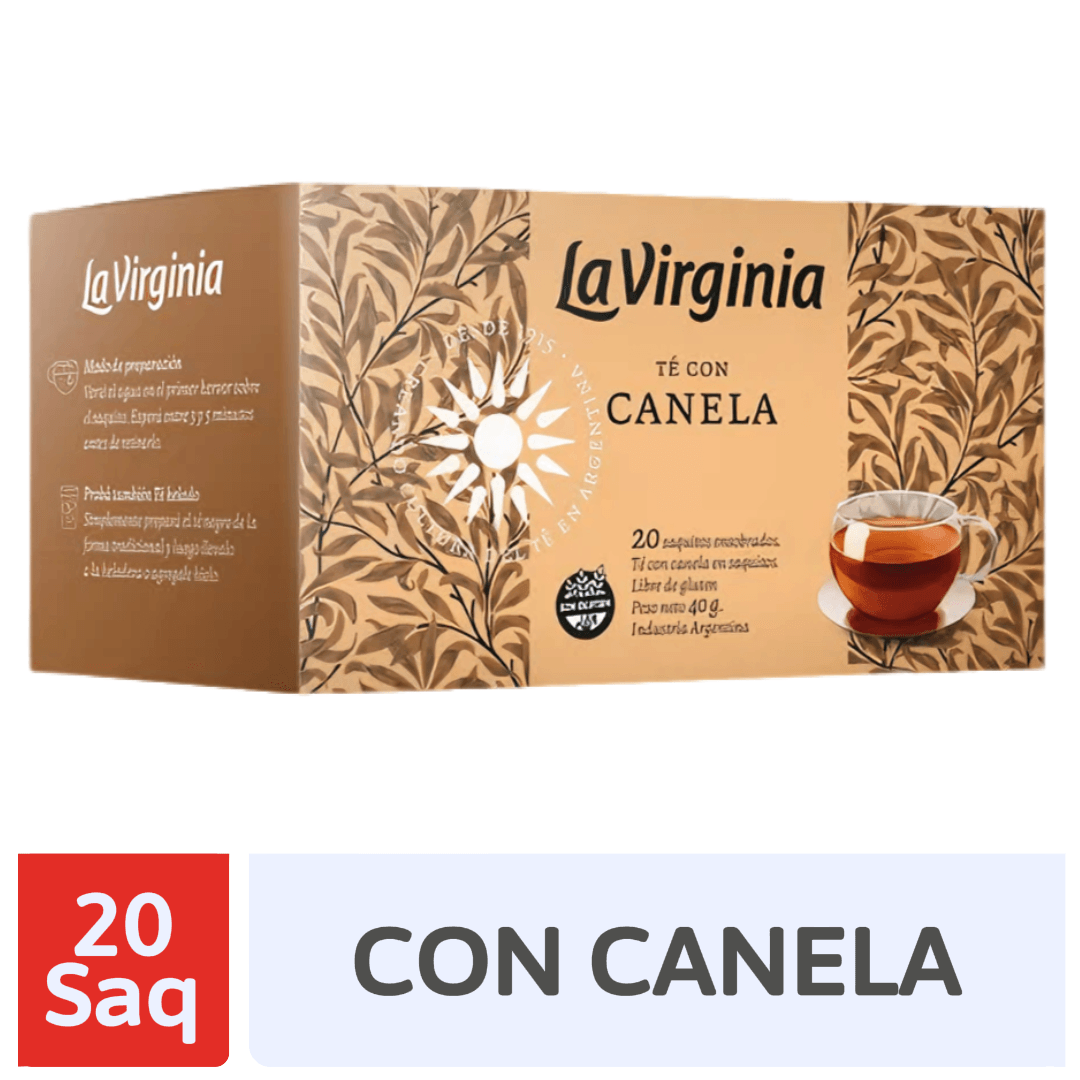 Te La Virginia Con Canela 20 saq