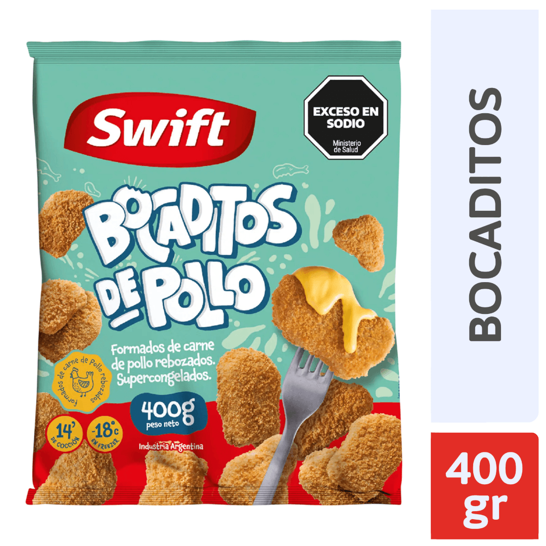 Bocaditos Swift Kids De Pollo 400Gr