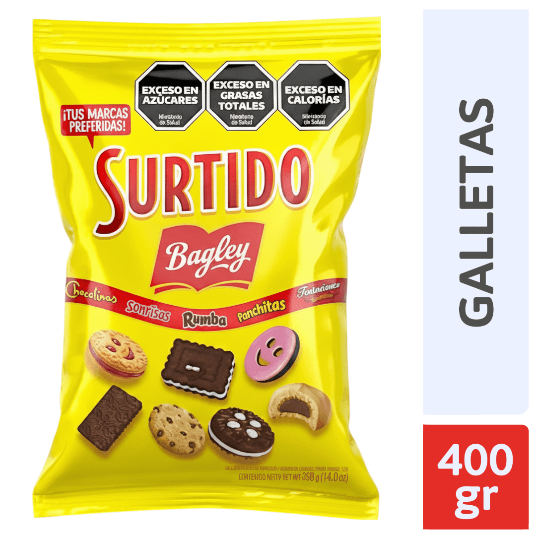 Galleta Surtido Bagley x 400gr