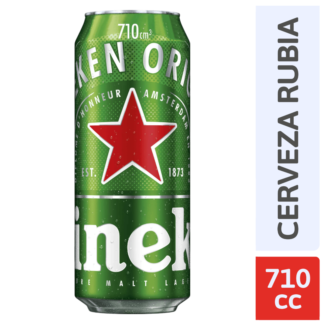 Cerveza Heineken Lata x 710Cc